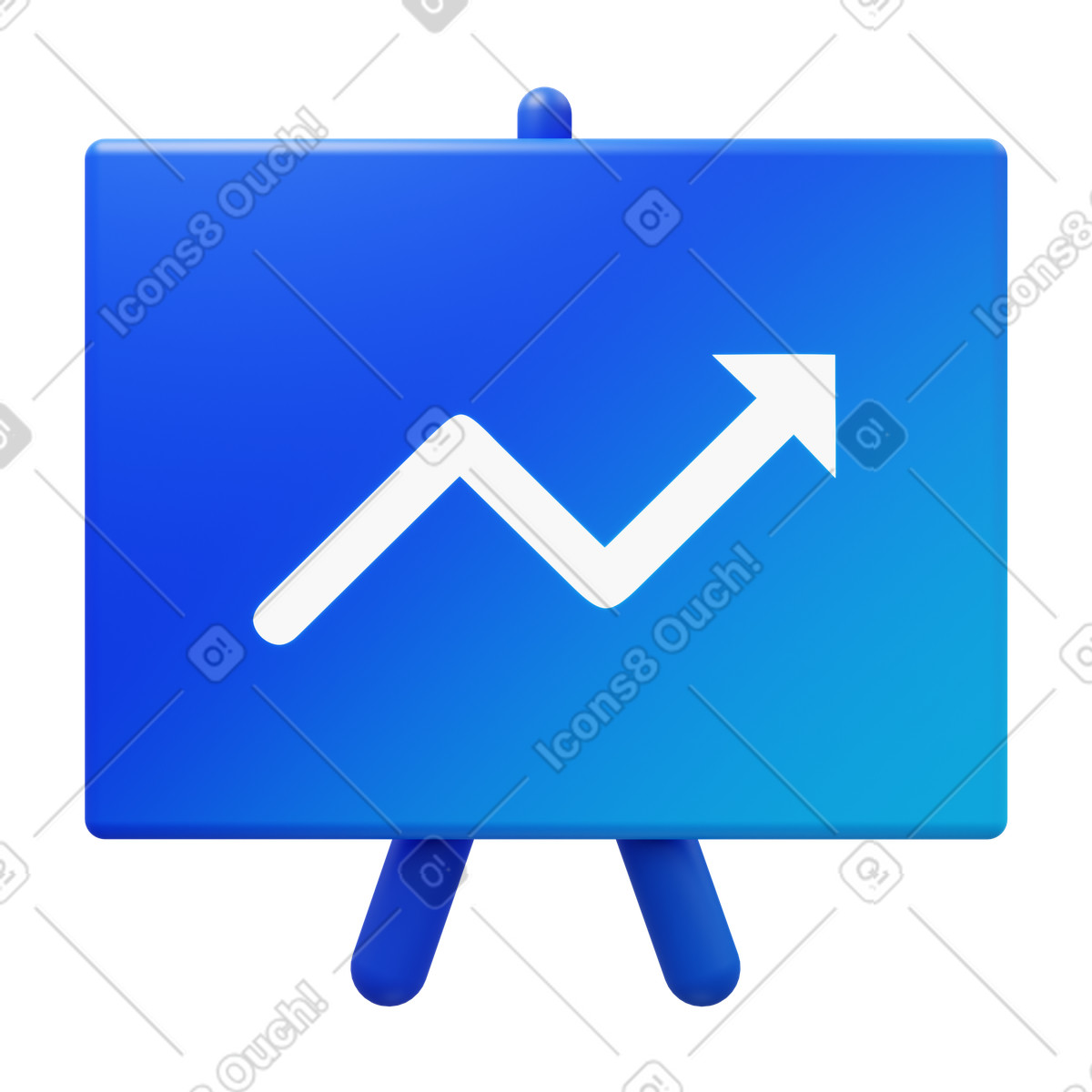 Illustration Statistique dans le style 3D Fluency à télécharger aux formats PNG, SVG