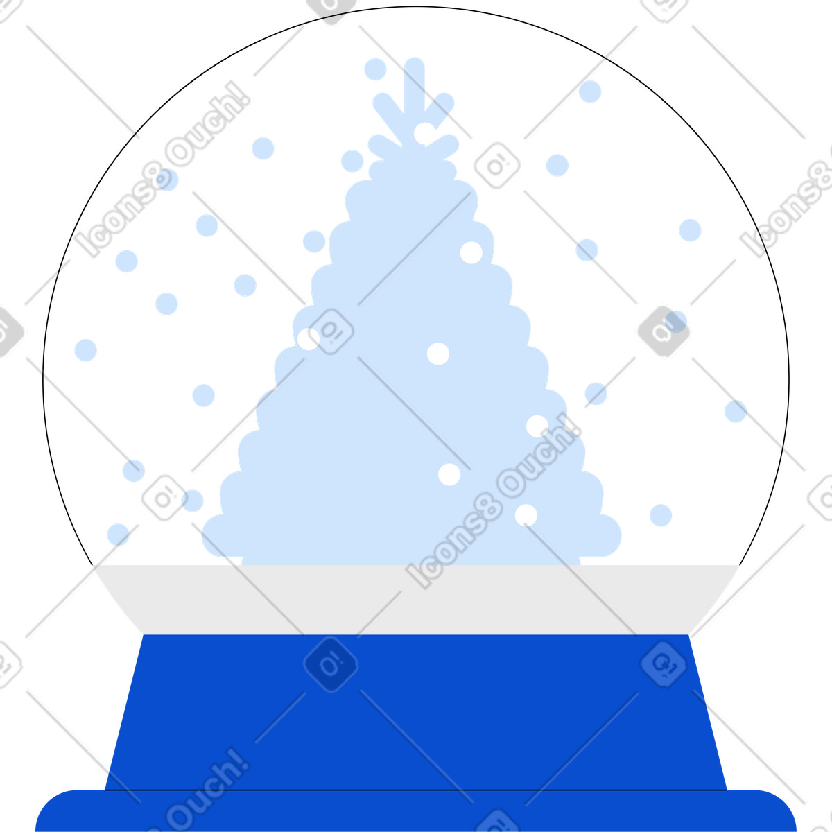 下载 Tiny 风格的 雪球 插画，支持 PNG、SVG 格式