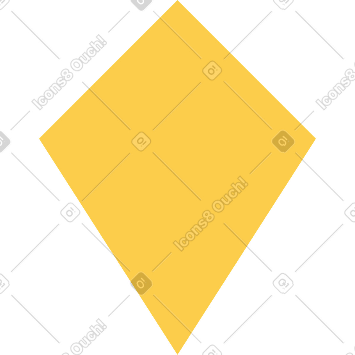 Ilustración Yellow kite en estilo Pale a descargar en PNG y SVG