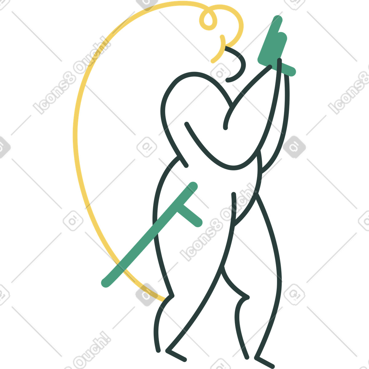 下载 Macaroni 风格的 女孩 插画，支持 PNG、SVG 格式
