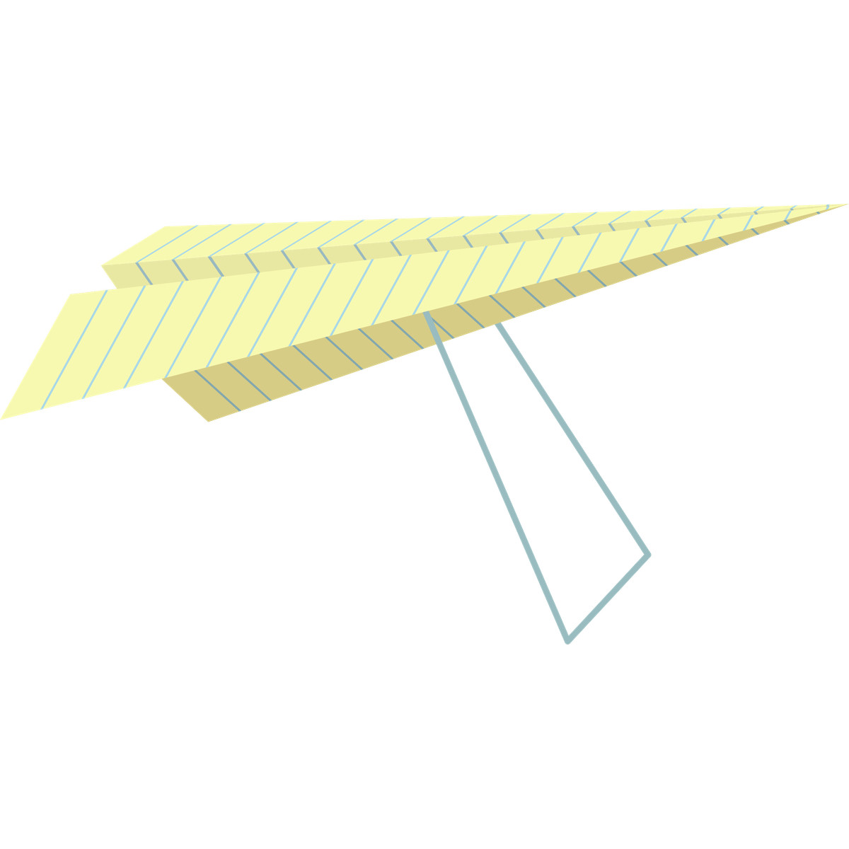 Ilustración Paraglider en estilo Fogg a descargar en PNG y SVG