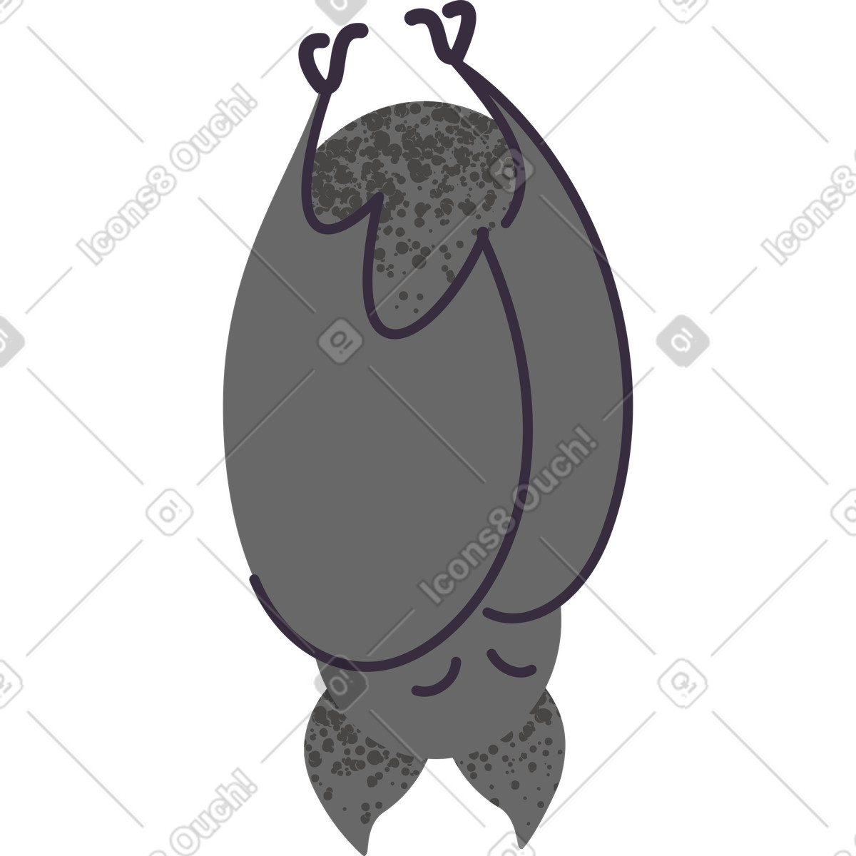 Uno illustrazione in stile Pale scarica in PNG, SVG