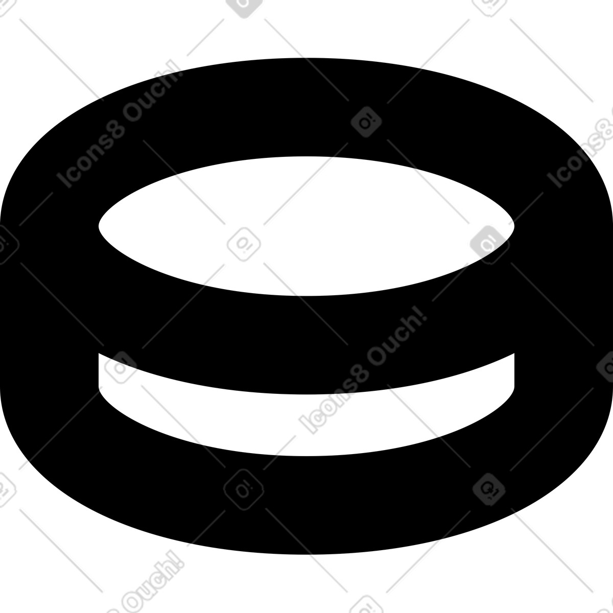 Coin stack silhouette simple cylinder shape minimal money symbol-Illustration im Notion Line Art-Stil als Download in PNG, SVG