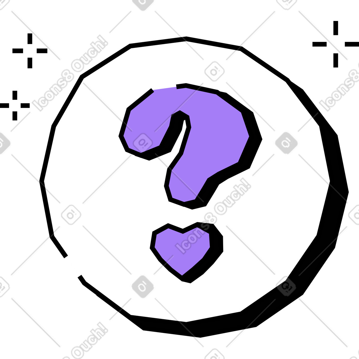 下载 Amethyst 风格的 帮助标志 插画，支持 PNG、SVG 格式