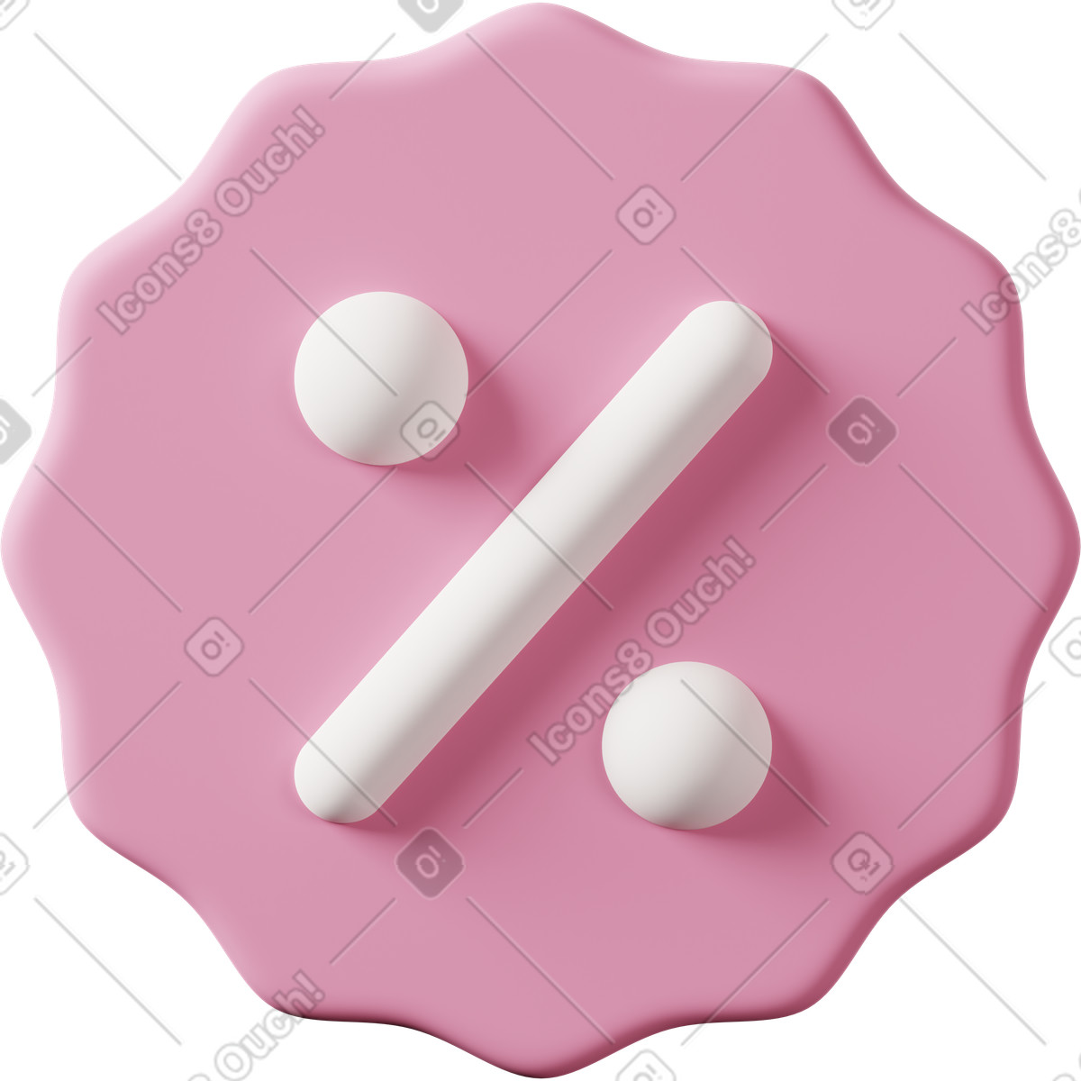 Ilustração de Sale badge em no estilo 3D Casual life para baixar em PNG, SVG