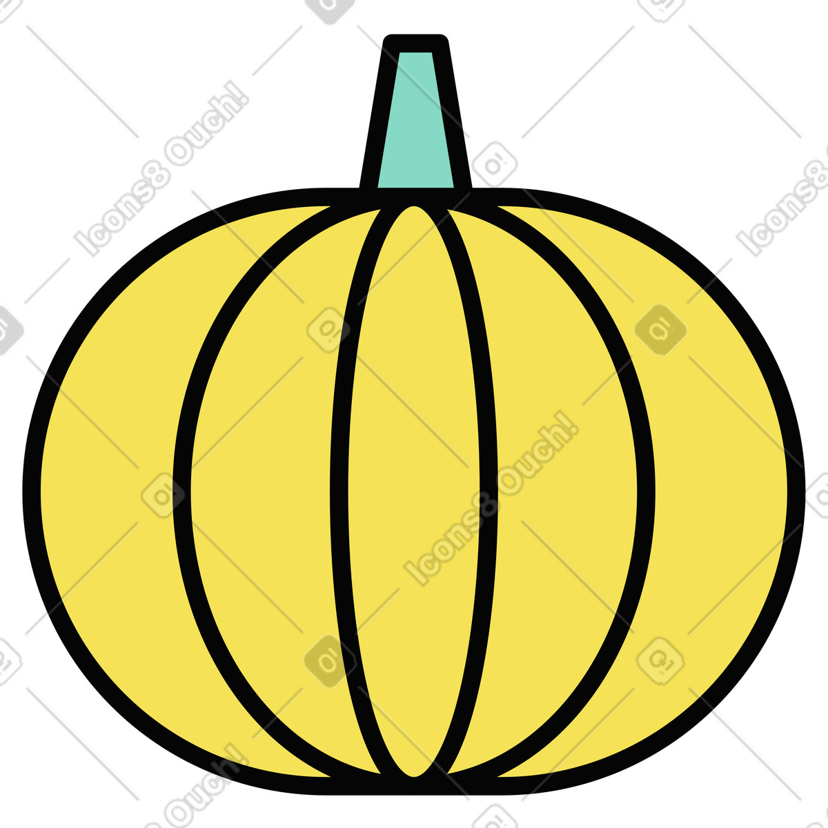 Ilustración animada Calabaza giratoria en estilo Abstract a descargar en GIF, Lottie (JSON), AE