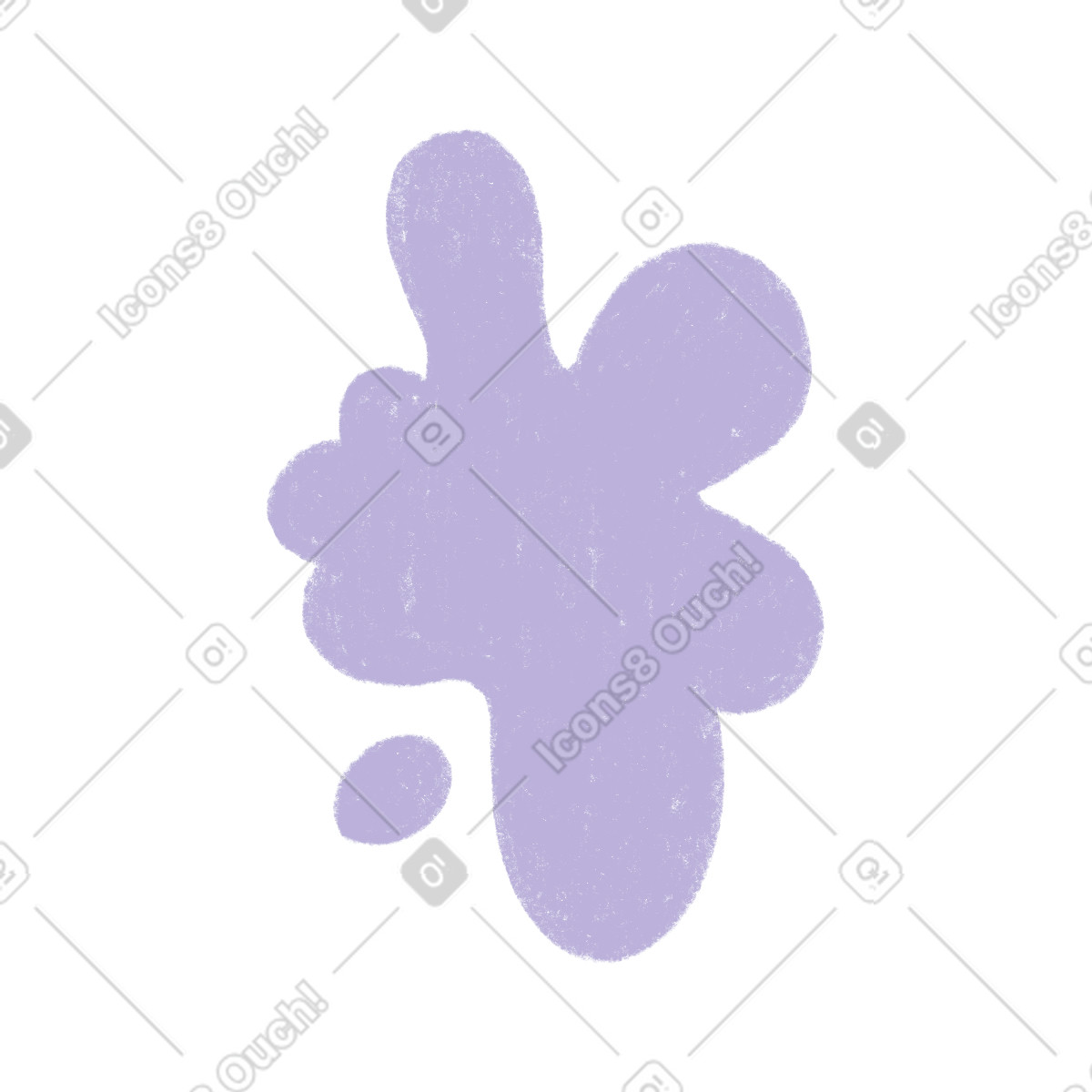 Tutti スタイルの Purple spot のイラストをPNG、SVG形式でダウンロード