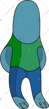 Child boy standing PNG, SVG
