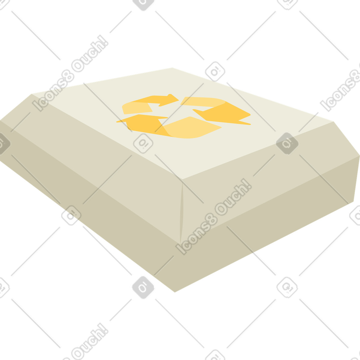 Illustration Boite à nourriture dans le style Social télécharger aux formats PNG, SVG