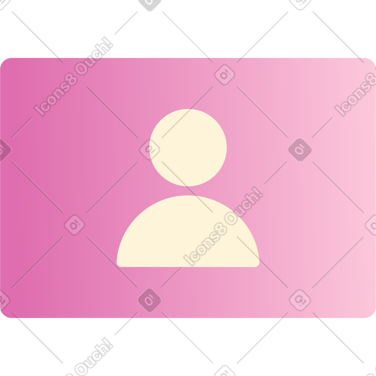 Avatar-fenster-Illustration im Silky-Stil als Download in PNG, SVG