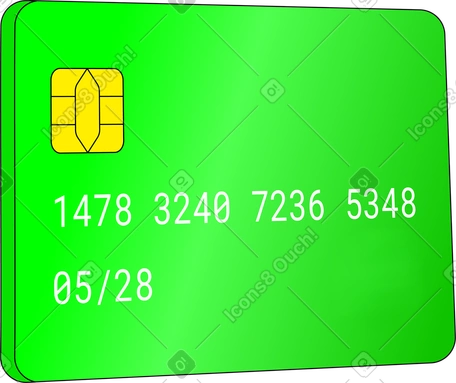Bank card PNG, SVG