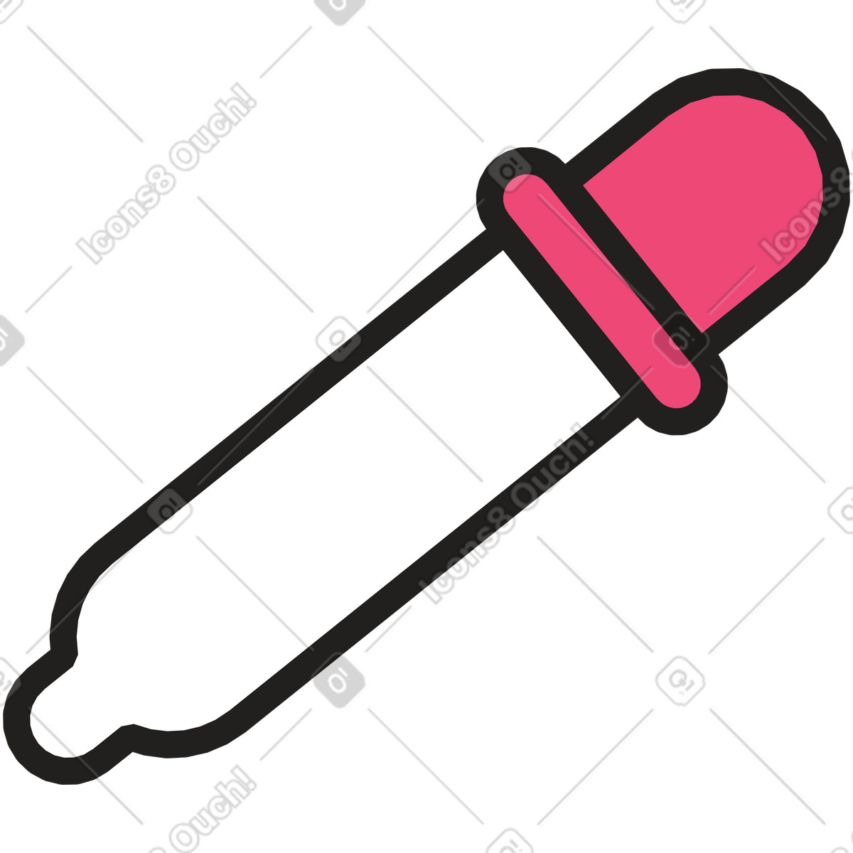 Ilustração de Pipeta em no estilo Dazzle para baixar em PNG, SVG