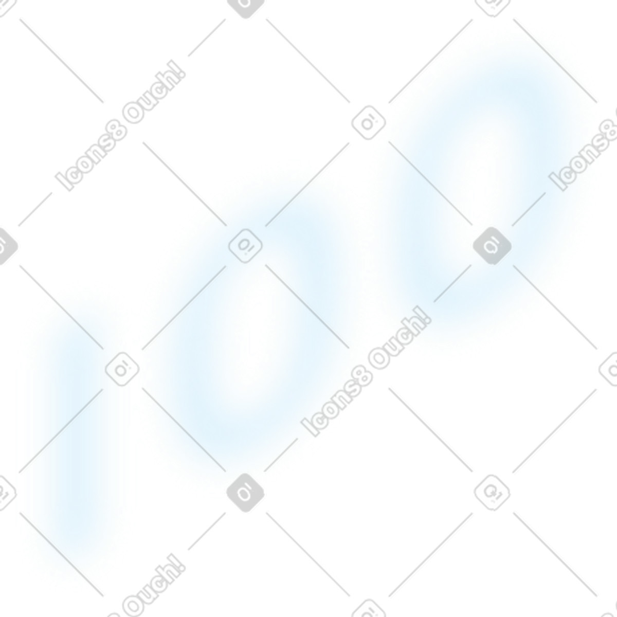 Ilustração de Cem borrões em no estilo Isotech para baixar em PNG, SVG
