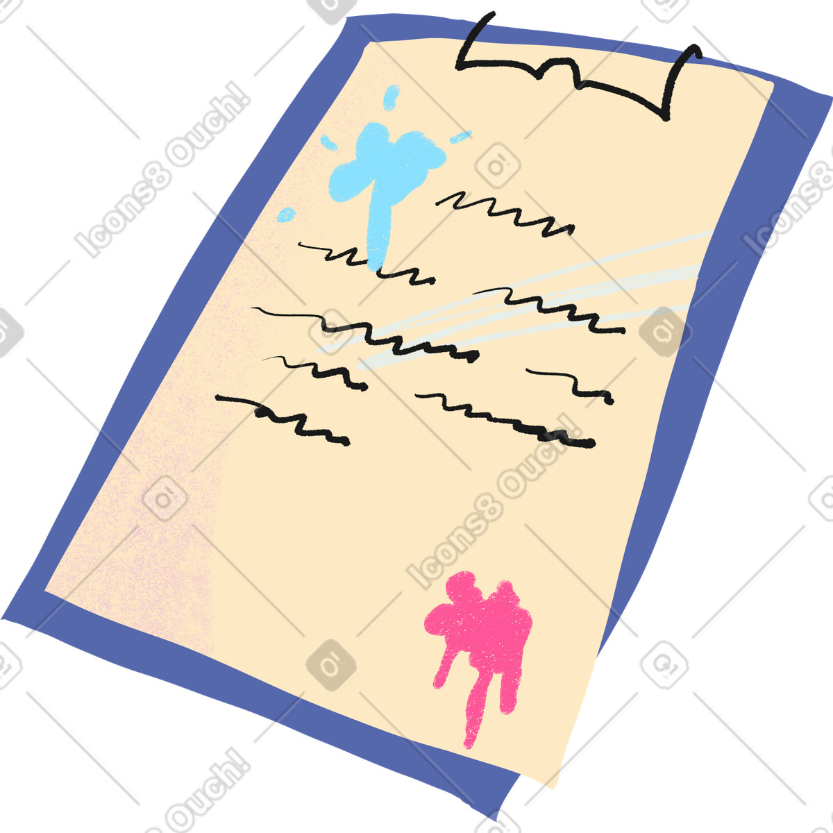 Elenco dei pad illustrazione in stile Fabulous scarica in PNG, SVG