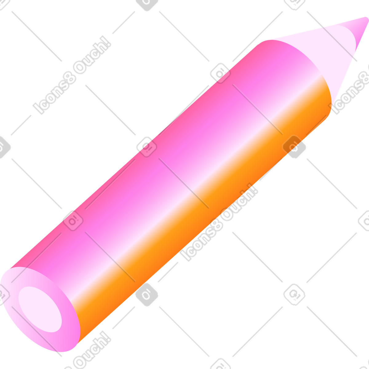 Burst スタイルの 鉛筆 のイラストをPNG、SVG形式でダウンロード