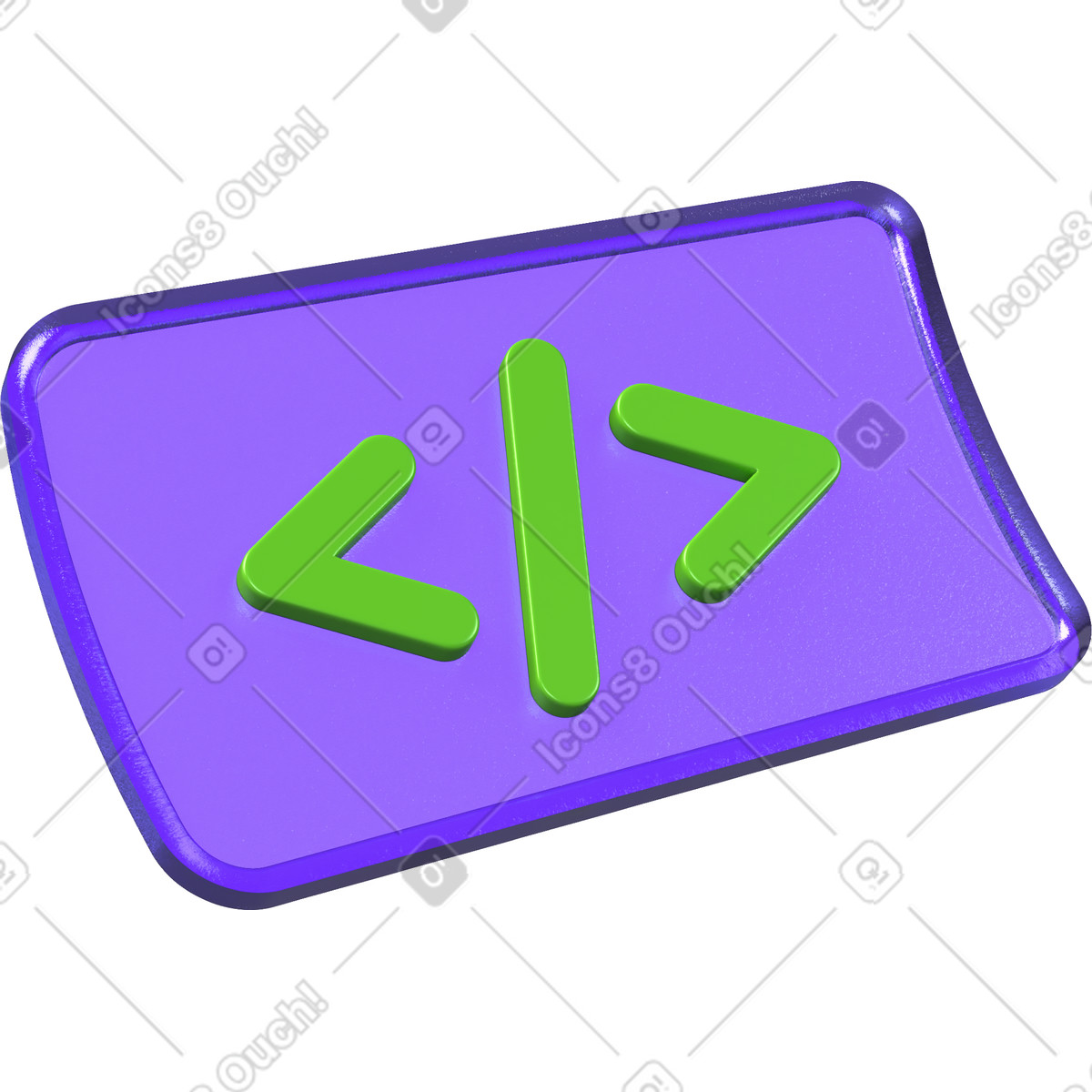 Code illustration in PNG, SVG