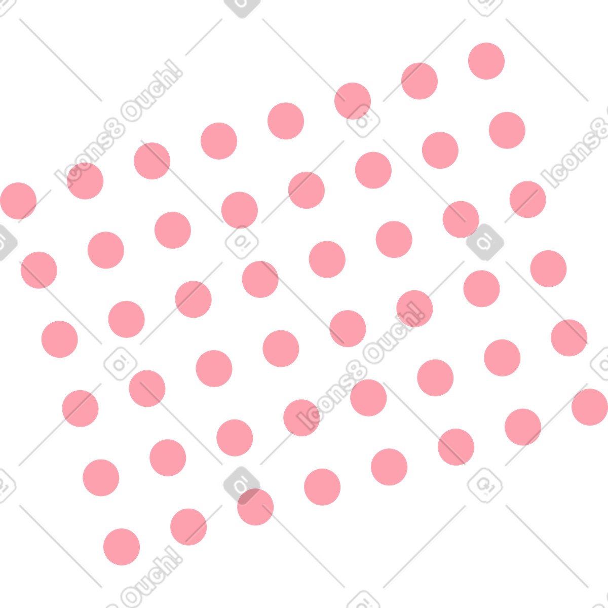 Pink dots illustration in PNG, SVG