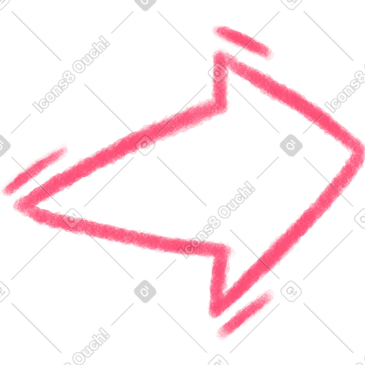 Ilustración Pink texture star en estilo Doodle a descargar en PNG y SVG