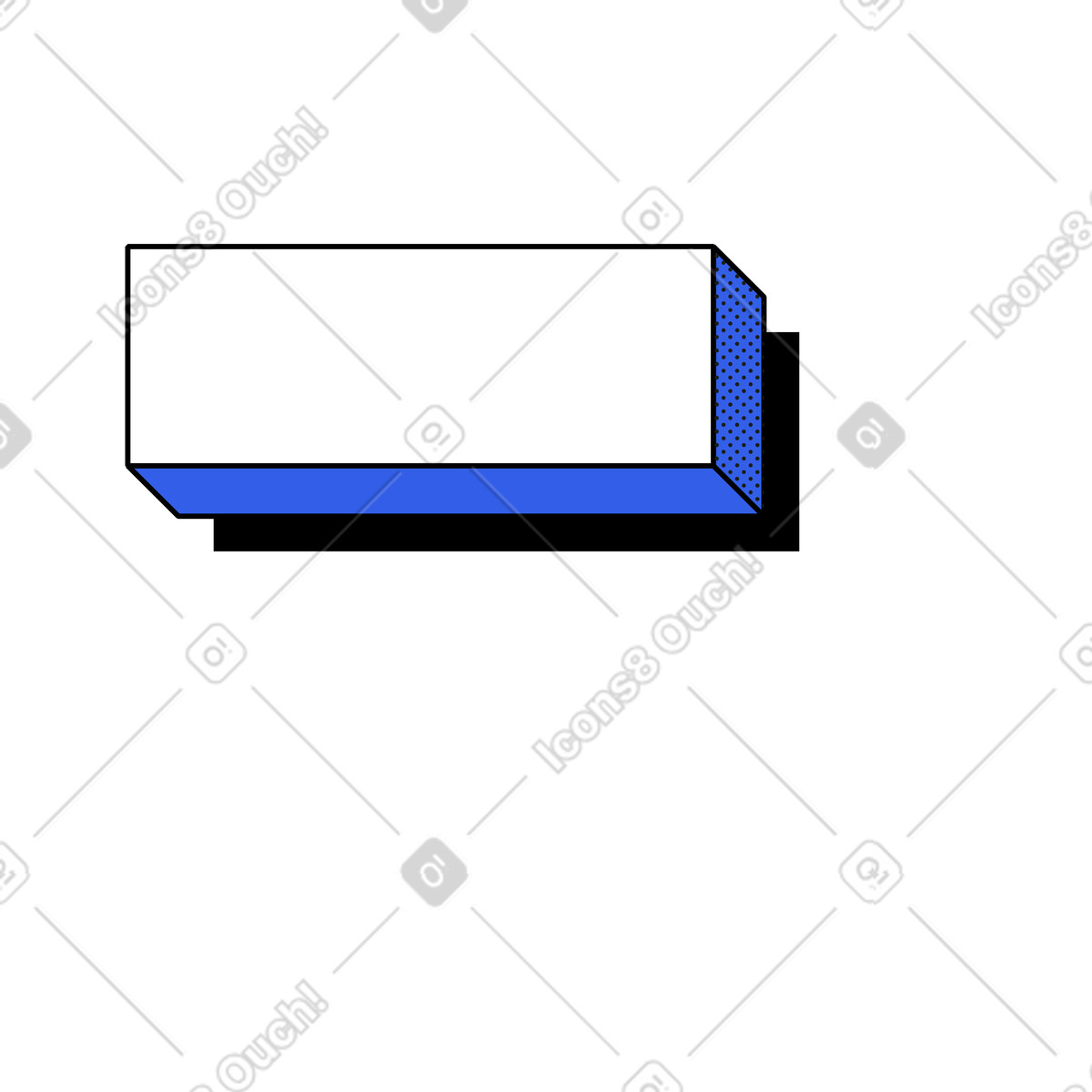 Ilustración Creación de un documento en papel con plan estratégico estilo Memphis a descargar PNG y SVG