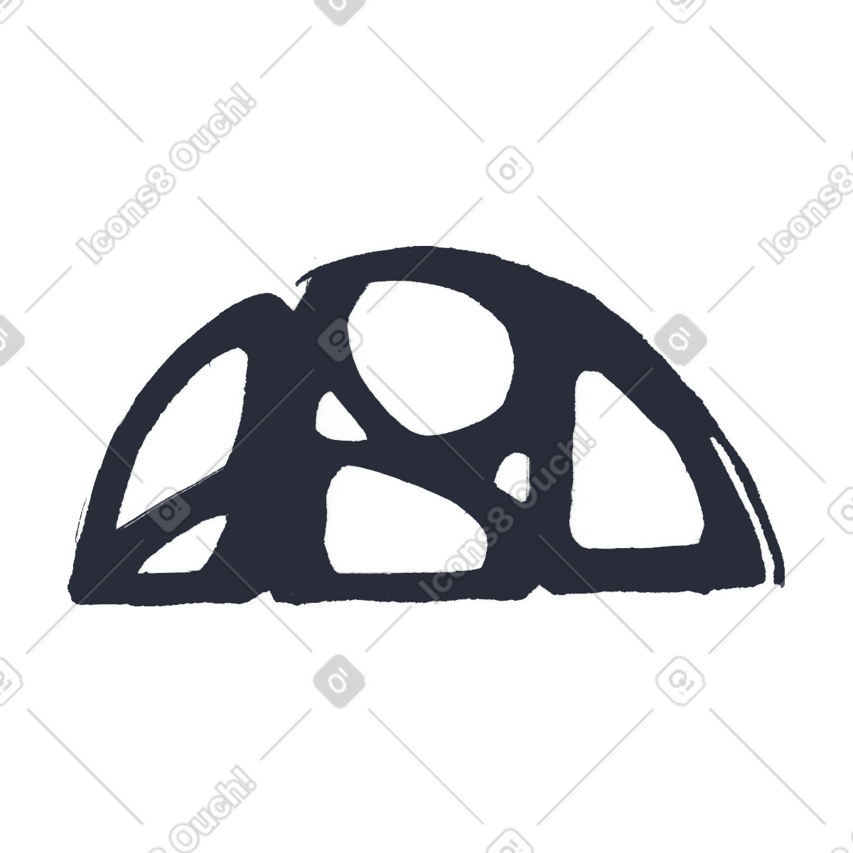 Spot illustration showcasing vector graphics in a clipart style