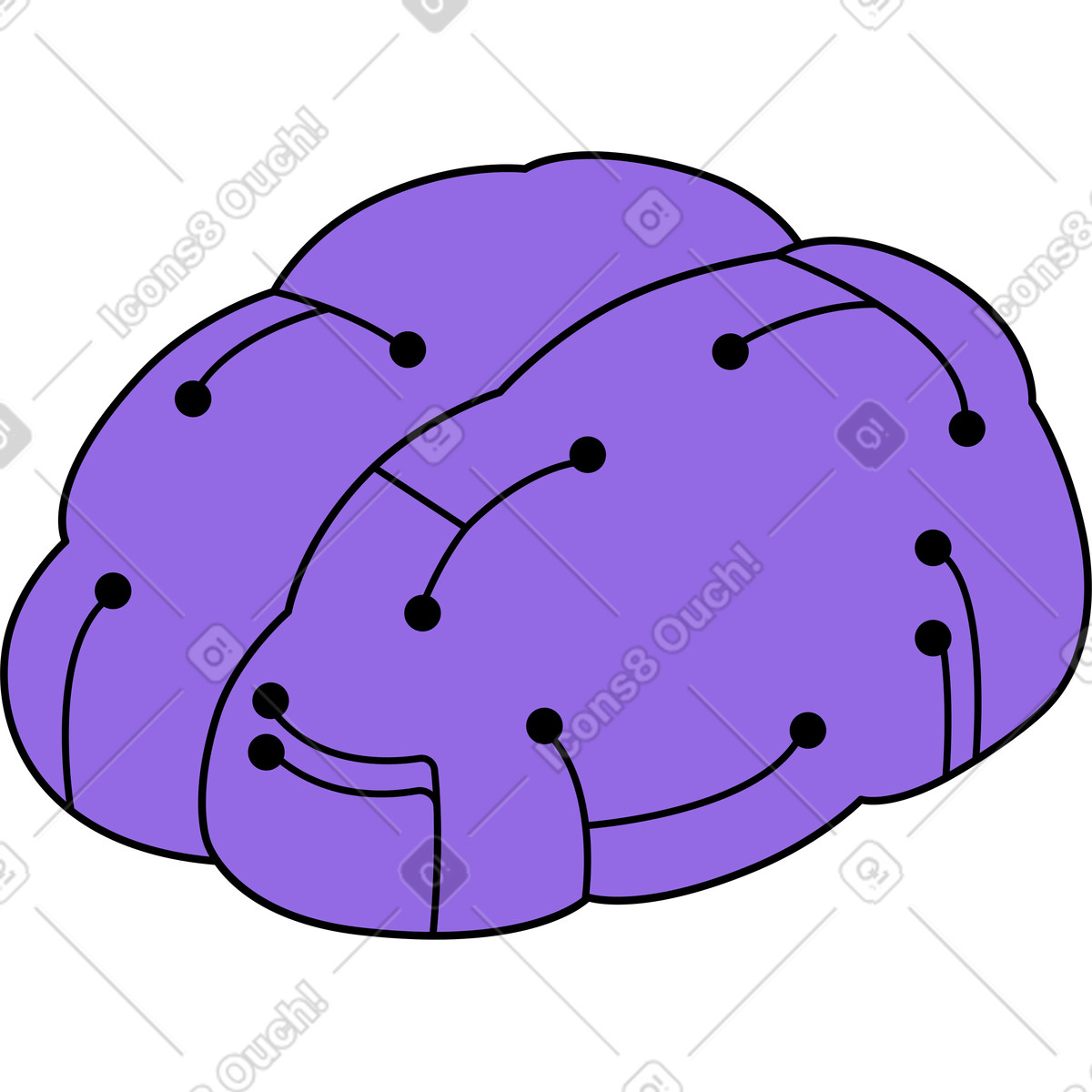 Artificial intelligence illustration in Project style download in PNG, SVG