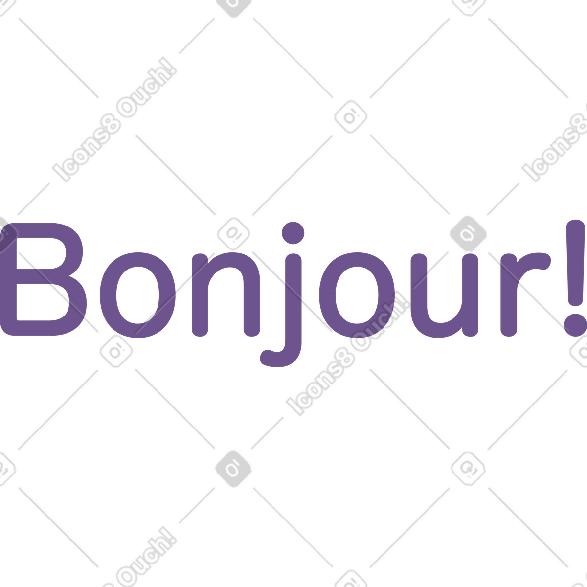 Schriftzug hallo-Illustration im Bloom-Stil als Download in PNG, SVG