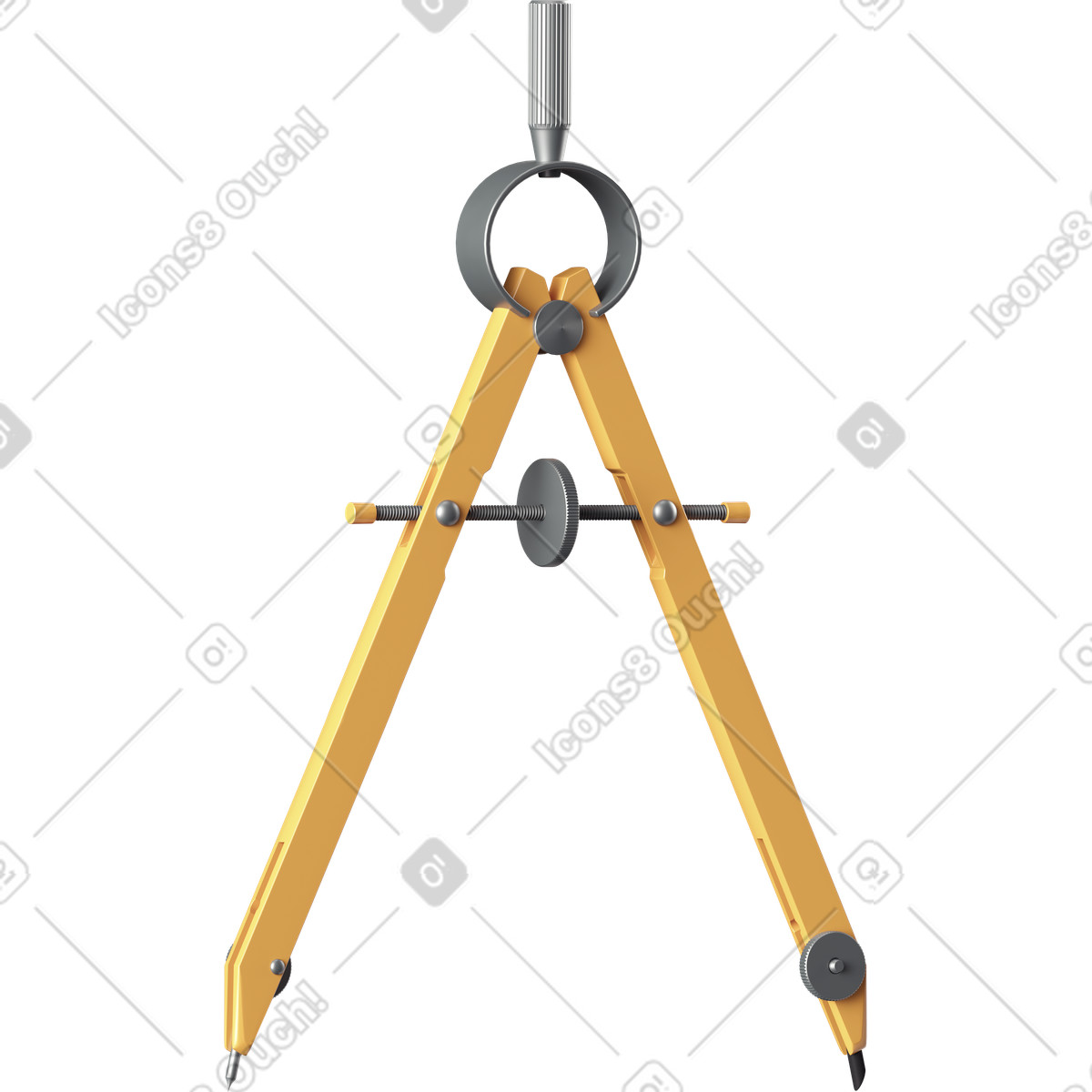 3D Business スタイルの Yellow dividers のイラストをPNG、SVG形式でダウンロード
