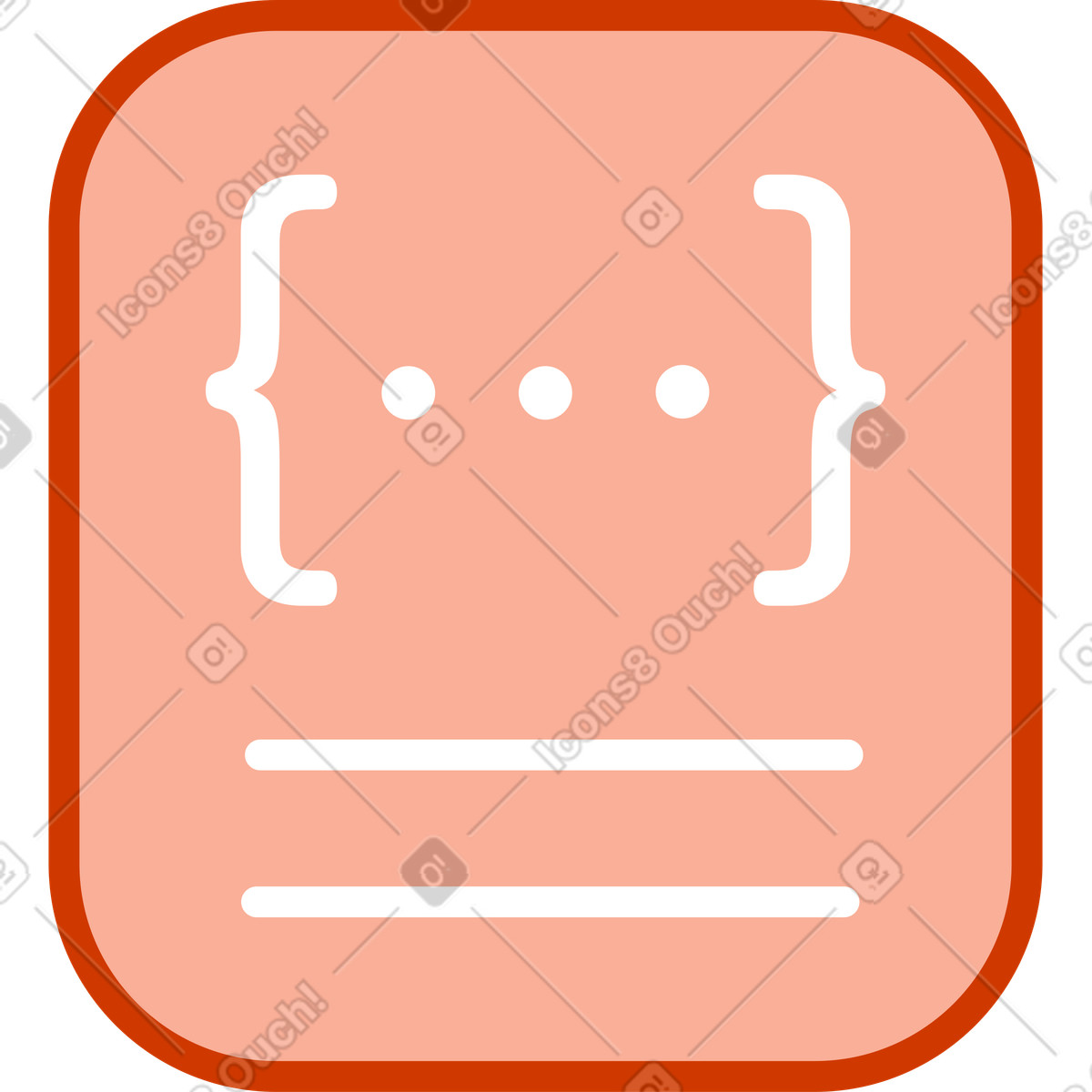 Program code in the window illustration in PNG, SVG