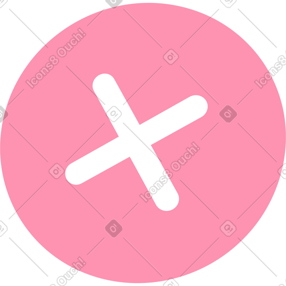 Delete icon illustration in Natty style download in PNG, SVG