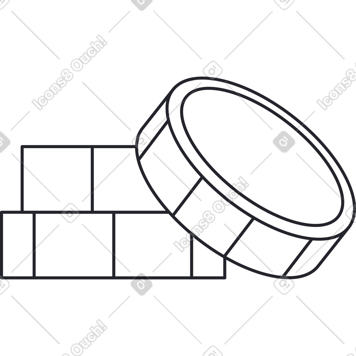 下载 Grapy 风格的 三枚白色硬币 插画，支持 PNG、SVG 格式