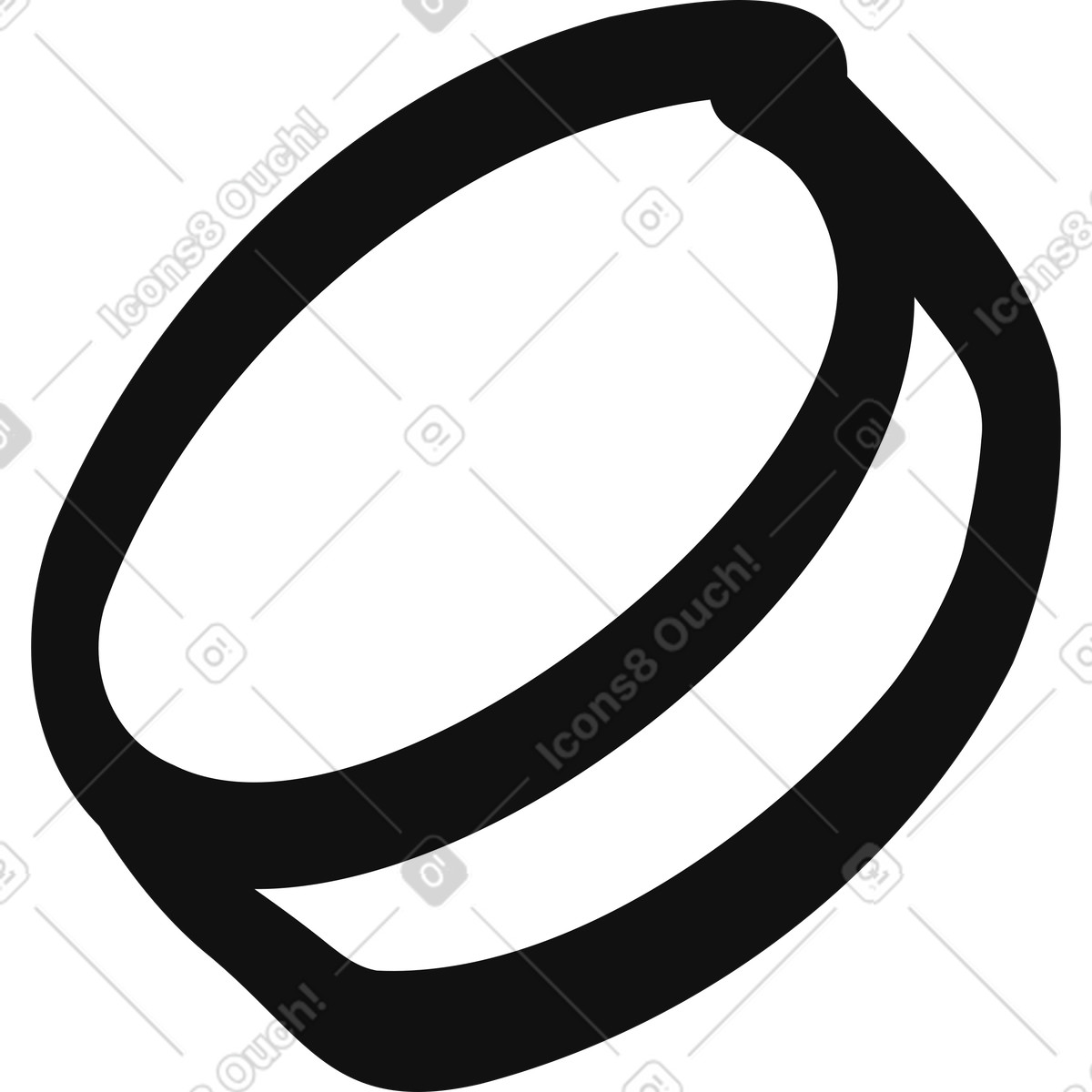 Ilustración Coin simple black outline minimal currency symbol for finance en estilo Organic a descargar en PNG y SVG