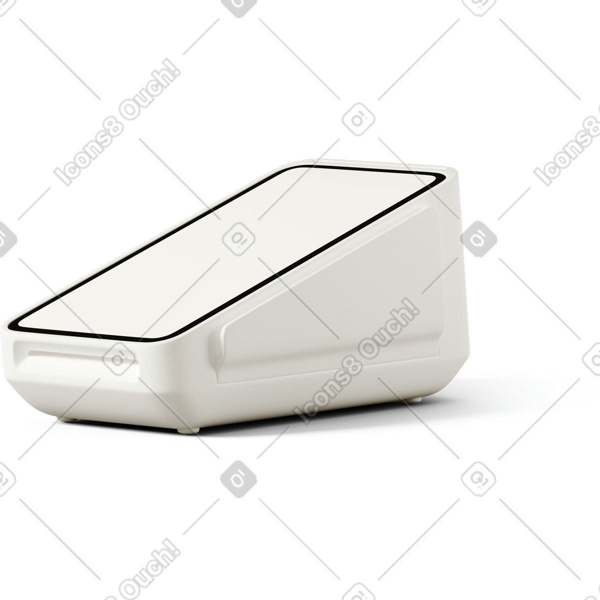 Payment terminal illustrazione in stile 3D Casual life scarica in PNG, SVG