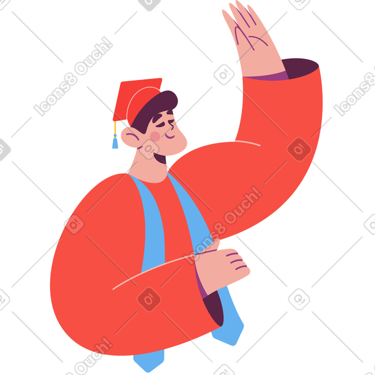 Illustration Homme dans le style Sammy à télécharger aux formats PNG, SVG