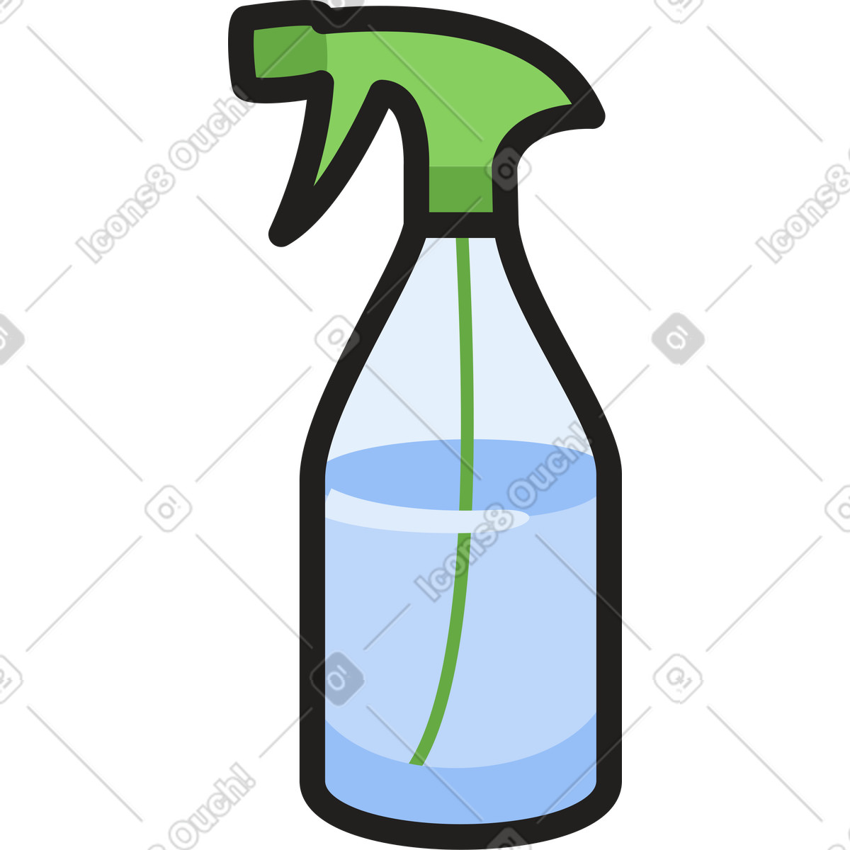 Bomboletta spray illustrazione in stile Clipart scarica in PNG, SVG