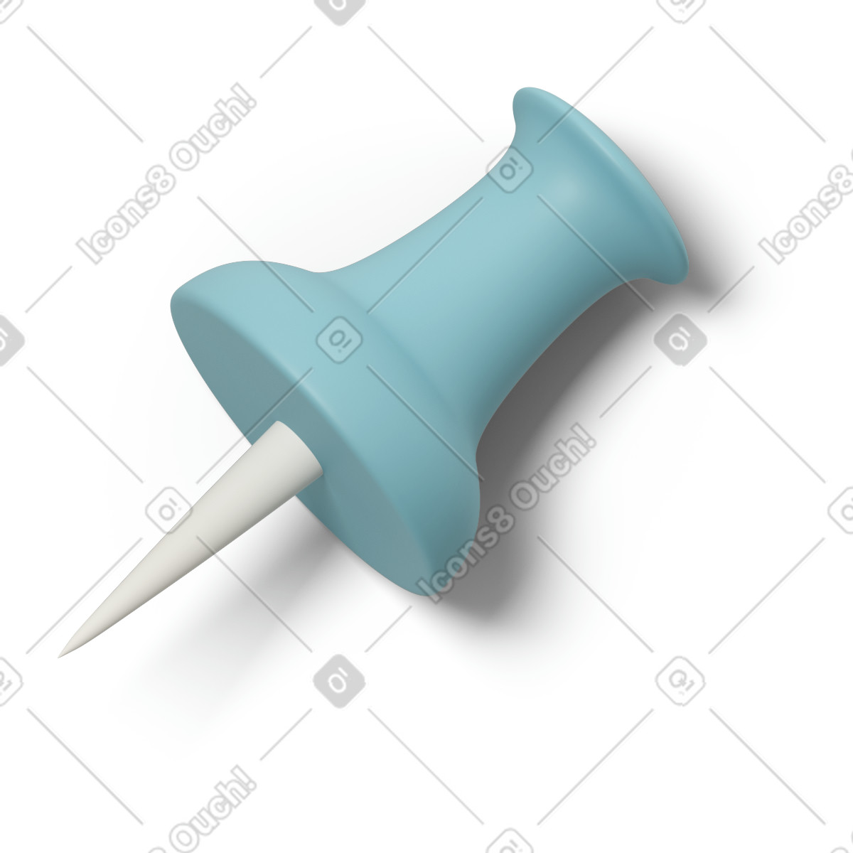 Ilustração de Drawing pin em no estilo 3D Casual life para baixar em PNG, SVG