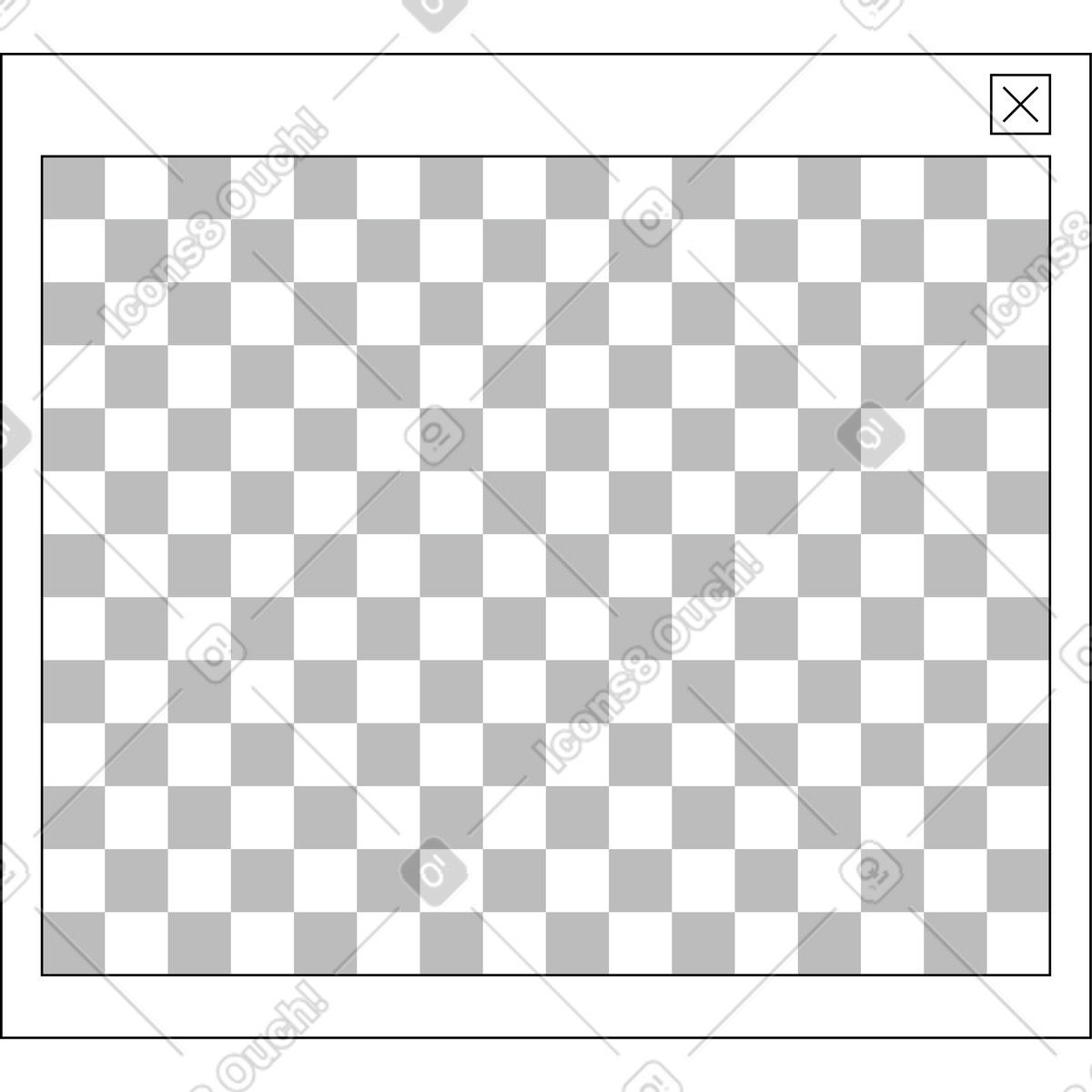 Browser window illustration in Jumble style download in PNG, SVG