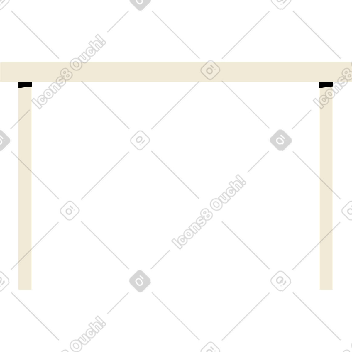 Table illustration in Juicy style download in PNG, SVG