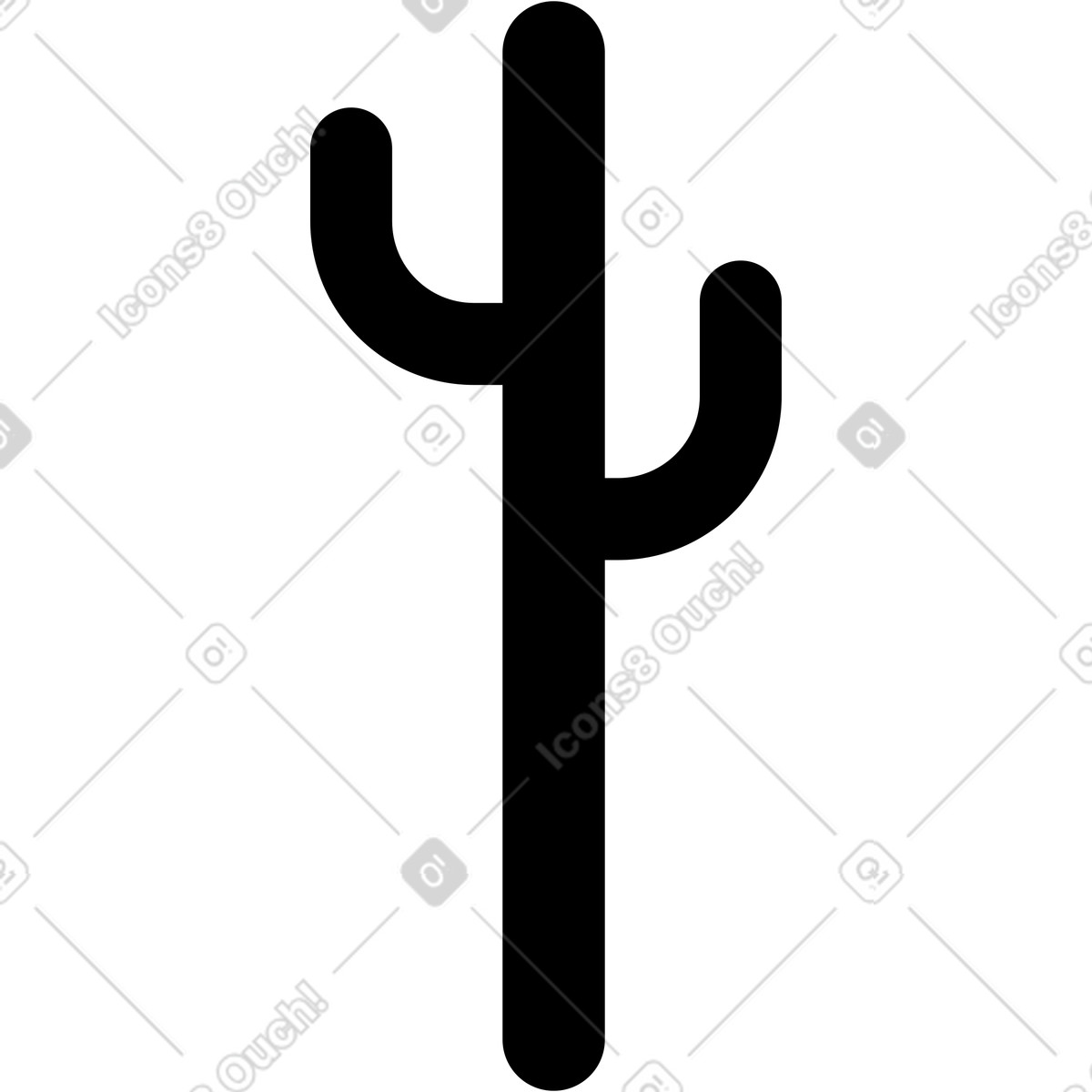 下载 Transistor 风格的 仙人掌 插画，支持 PNG、SVG 格式