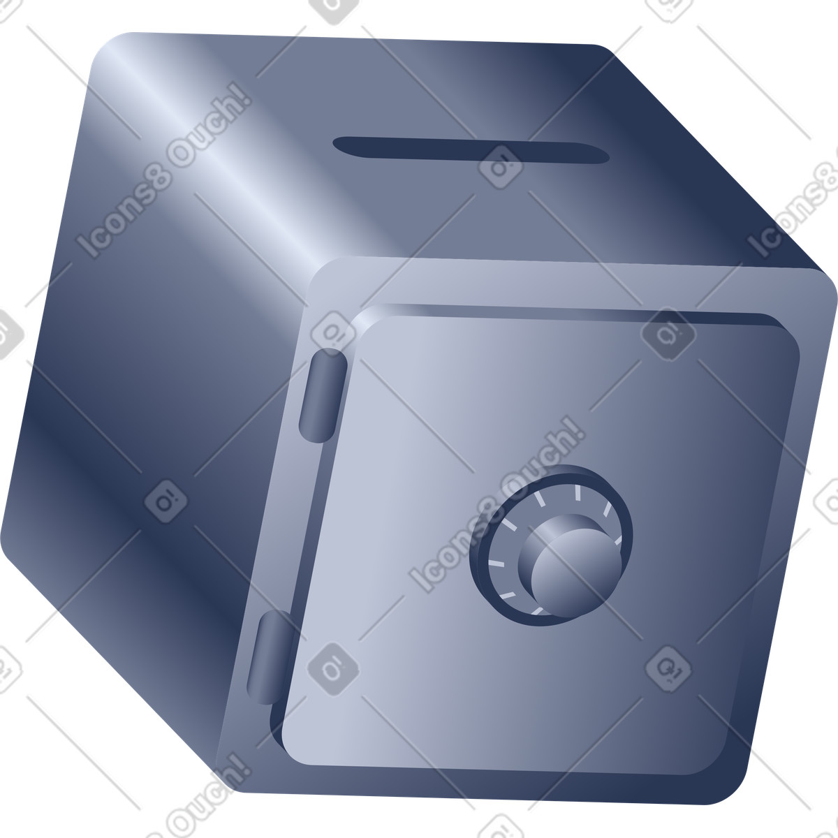 Safe illustration in PNG, SVG