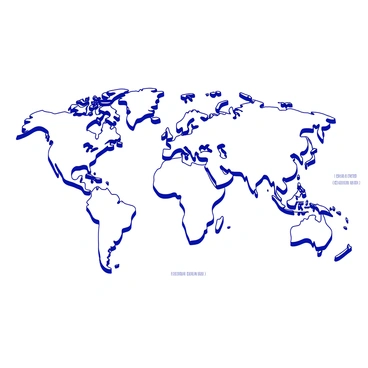 A detailed world map is displayed, showcasing major tectonic plates. Each plate is outlined clearly, with labels indicating their names. Arrows are drawn on the map to represent the movement of the plates, illustrating the concept of slab pull. The arrows vary in size to indicate different rates of movement. Additional features include markings for major geological events such as earthquakes and volcanic activity, located along the boundaries of the plates. The overall composition is informative and structured, focusing on the relationships between the tectonic plates and their movements.