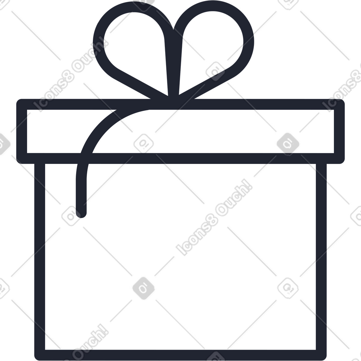 Ilustração de Presente em no estilo Pablita para baixar em PNG, SVG