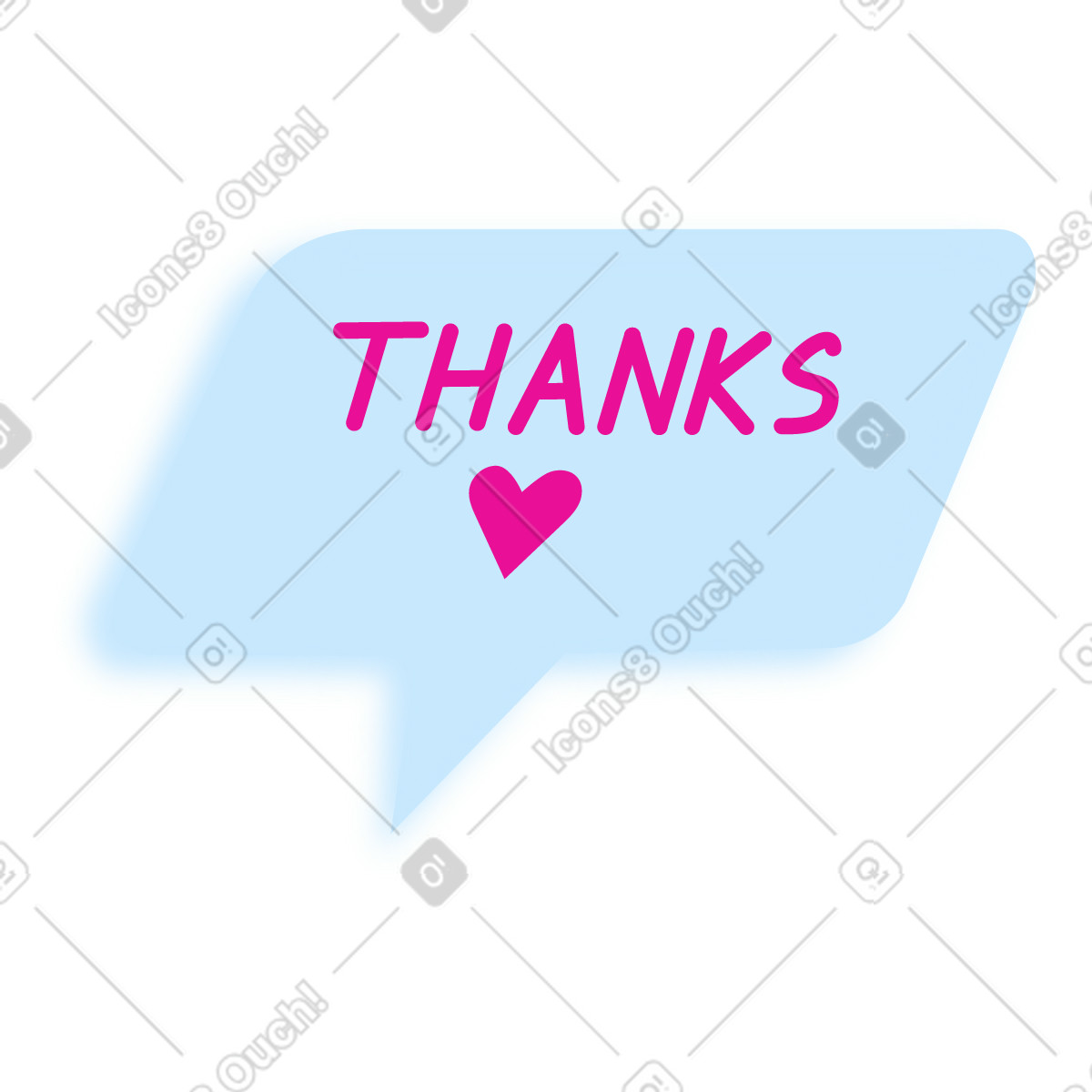 Everyday スタイルの Speech bubble with text のイラストをPNG、SVG形式でダウンロード