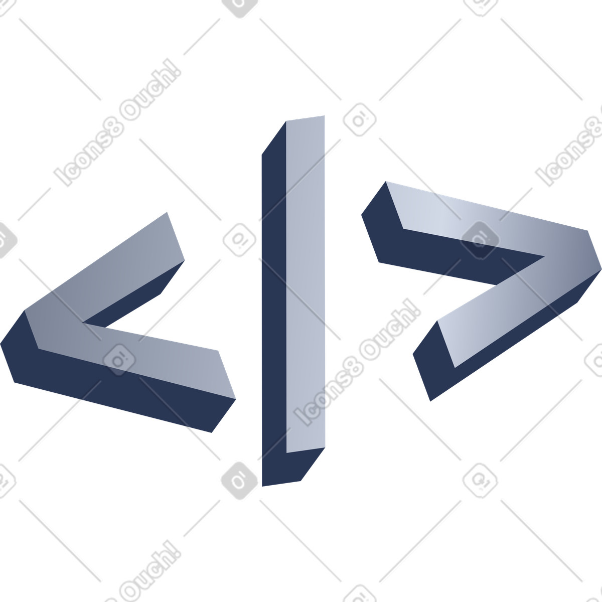 Programming code sign illustration in PNG, SVG