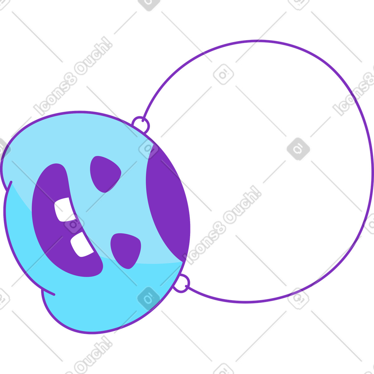 Illustration Seau de citrouille dans le style Elastic à télécharger aux formats PNG, SVG