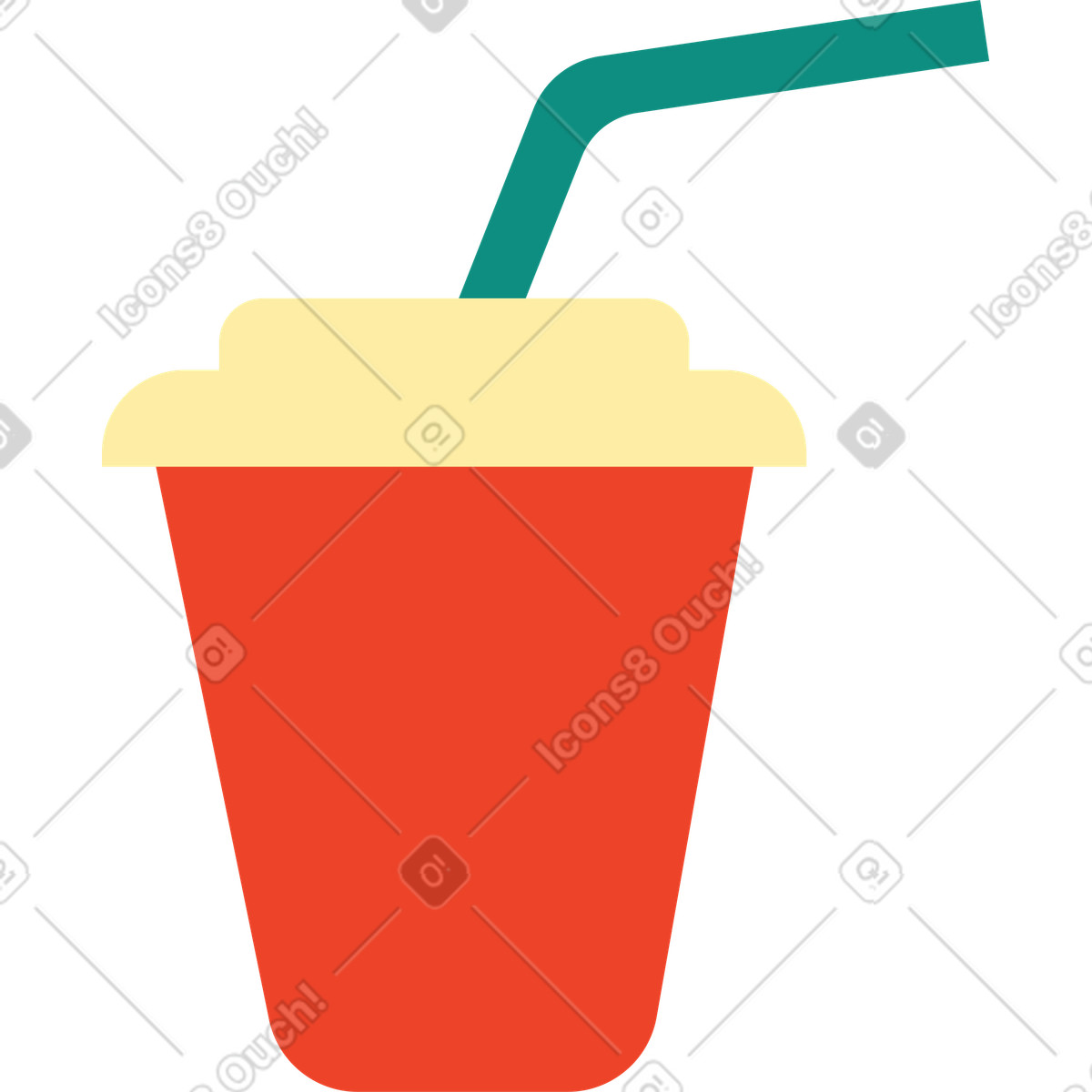 Ilustración Soda en estilo Polar a descargar en PNG y SVG