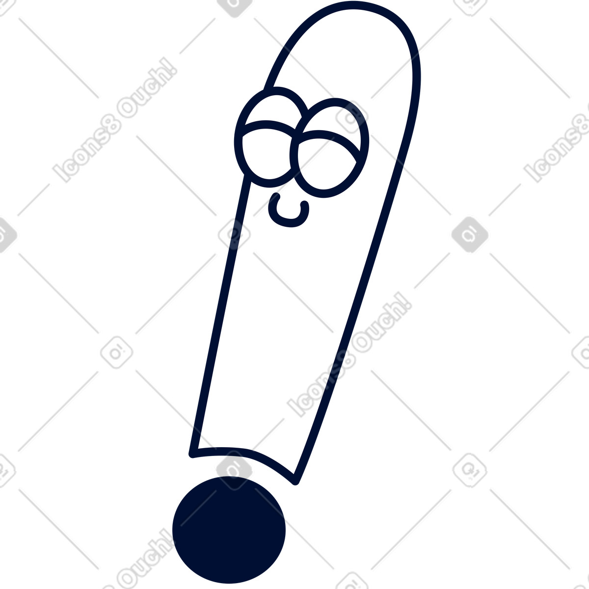 Illustration Alerte importante dans le style Blink à télécharger aux formats PNG, SVG