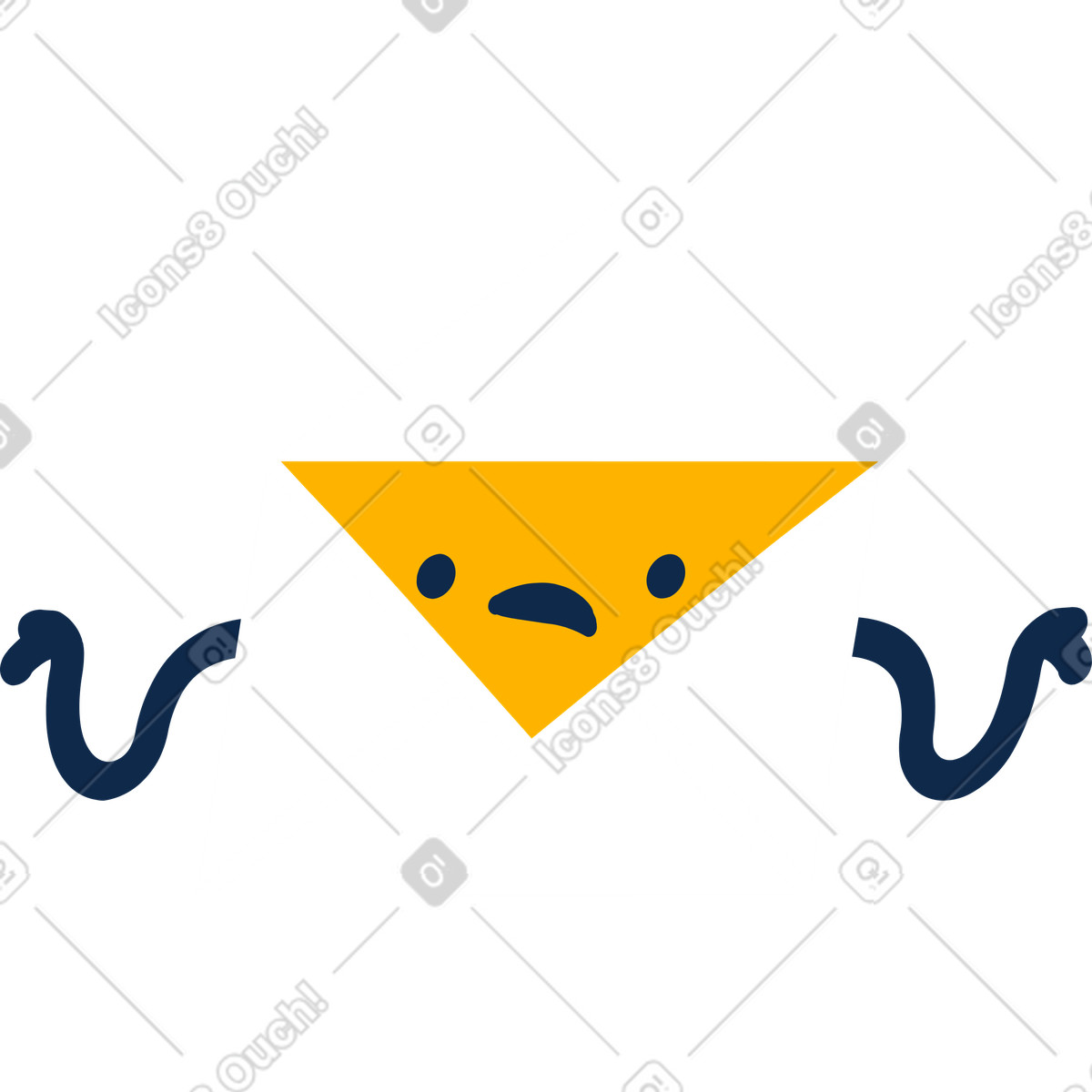 Flame スタイルの 手紙メッセージ のイラストをPNG、SVG形式でダウンロード
