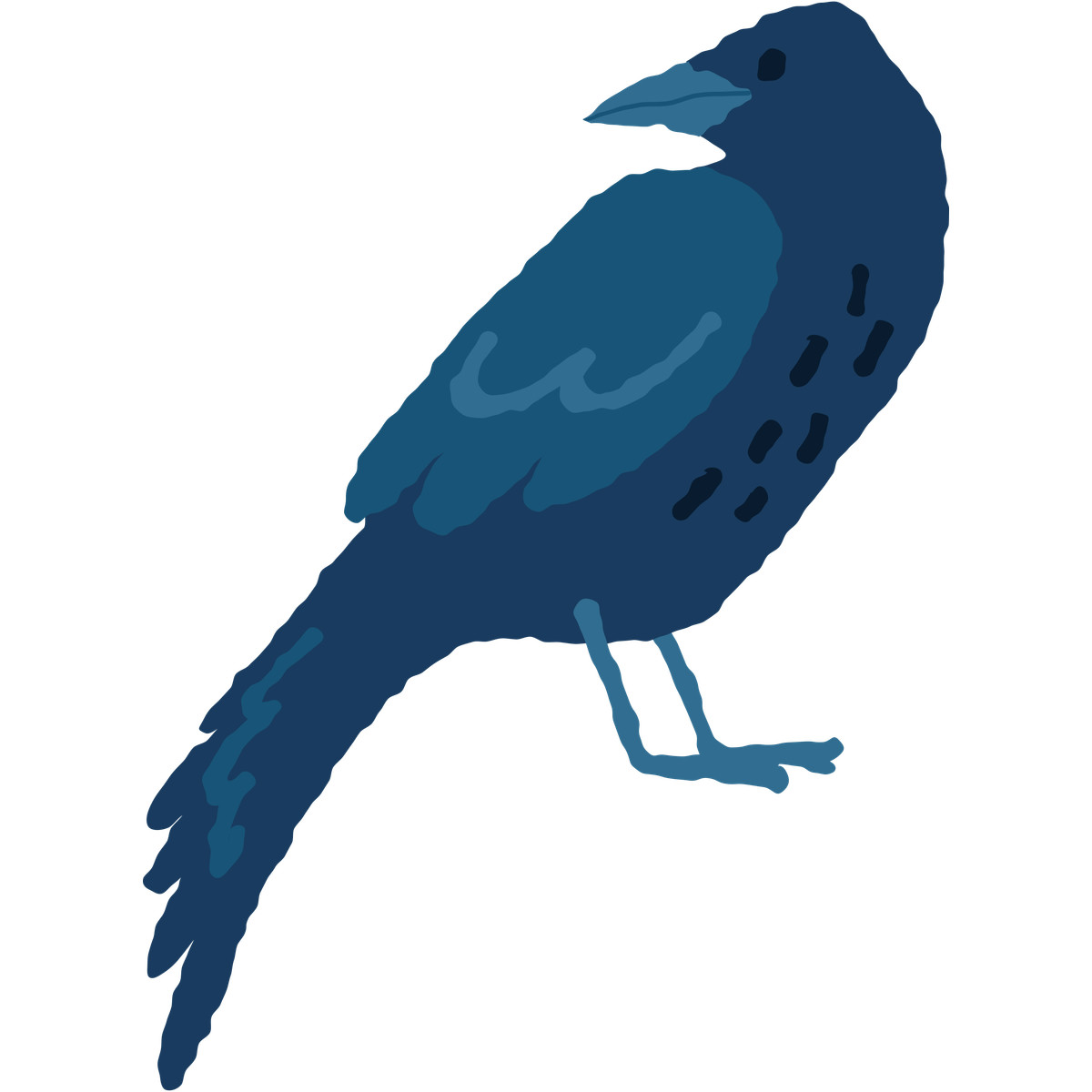 Cherry 스타일의 Crow 일러스트레이션 PNG, SVG 다운로드
