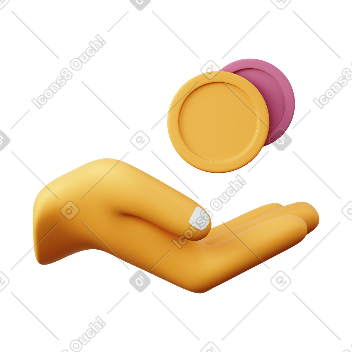 Receive cash illustration featuring clipart in PNG SVG GIF