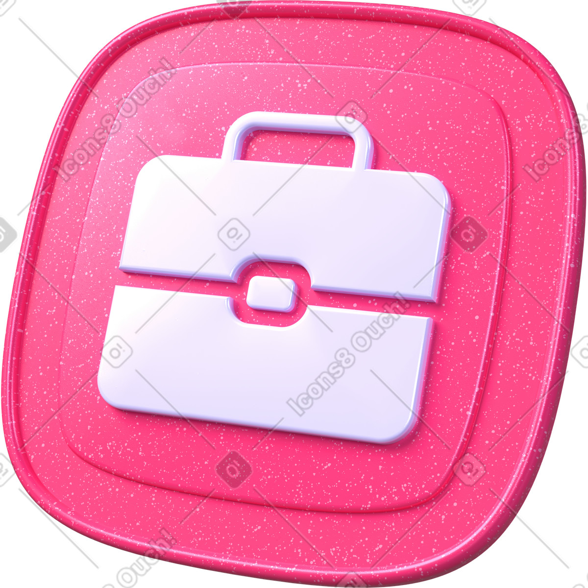 Business-aktentasche, karriereerfolg, professionelles management-Illustration im 3D Boost-Stil als Download in PNG, SVG